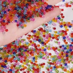 4000 pcs Transparent Small Glass Beads 2mm (10/0) + Storage Box Jewelry making