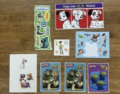 Lot Of Disney Pixar Stickers Winnie Mickey Dalmations Buzz Hallmark Sandylion