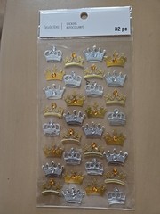 Recollections CROWNS Scrapbooking stickers