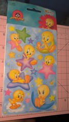 Vintage Sandylion Looney Tunes TWEETY BIRD Scrapbook Stickers 2 Sheets New Pack
