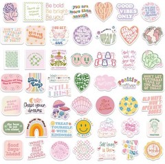 100Pcs Motivational Stickers Positive Quote Scrapbook Affirmation Decal Gift