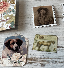 12Pc Vtg Ephemera Pack For Scrapbook Junk Journal Mixed Media Crafts Card Making