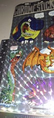 vintage Stickers,mark 1,chrome Prism Dinosaurs, Big Read Cs38