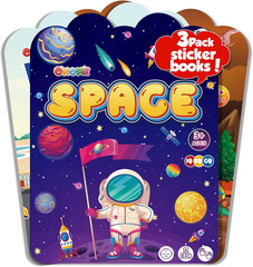 Reusable Sticker Books for Toddlers 2-4 Years – Travel Toys for Toddlers 1-3,Gif