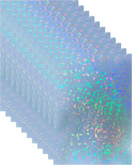 36 Sheets Holographic Sticker Paper Holographic Clear Vinyl Self Adhesive Waterp
