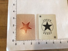 Star Playing Cards 2 Joker Swap/Junk Journal/Scrapbooking Texas Star Red