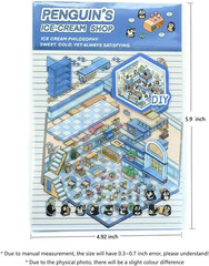 DIY 3D House Stickers,Fun DIY Scene Make Your Own Supermarket Stickers