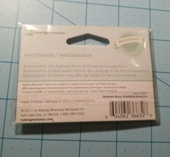 Scrapbooking 3 Mixed Items: «One Of A Kind» Tag, «Smile» Diecut & Ribbon – NEW