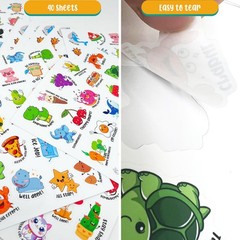 800pcs Fun Reward Stickers for Kids – Classroom Teacher Grading Prize Set