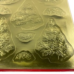 Hallmark Vintage Gold Foil Gift Seals Four Sheets 11 Stickers Ea.