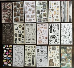 Stickiiclub And Pipsticks 43 Sheet Houses, Buildings, And Mail Sticker Bundle 1