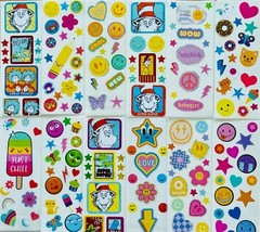 400+ STICKERS mxd themes STITCH bluey DR SEUSS Hello Kitty Mickey Mouse TROLLS