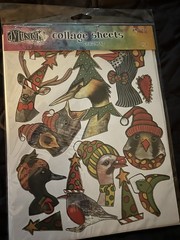 Dylusions 4 sets of Collage sheets with 24 pcs. + Christmas 15 pcs. to choose