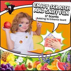 Delightful Scented Stickers for Kids – 68 Sheets, Perfect Gift for Little Ones