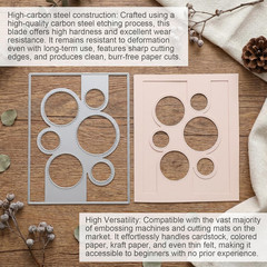 Metal Die Cuts for Card Making, Carbon Steel Die Cuts for Scrapbooking