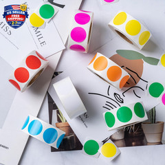 3500 Pcs Colored Dot Stickers, 3/4″ Label Sticker round Color Coding Labels