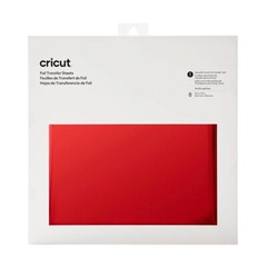 Cricut Red 30.5cm x 30.5cm (12″ x 12″) 8 Sheets for use Cutting Machines.