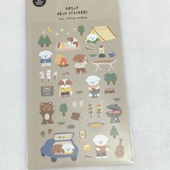 Sticker Sheets 5 Packs New Nekoni Suatelier Puffy Animal Lovers Dogs Mice Kawaii