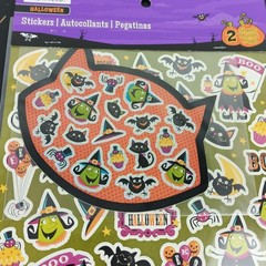 Halloween Stickers Scrapbook Lot Crafting Unused Sticker Sheets Various Brands