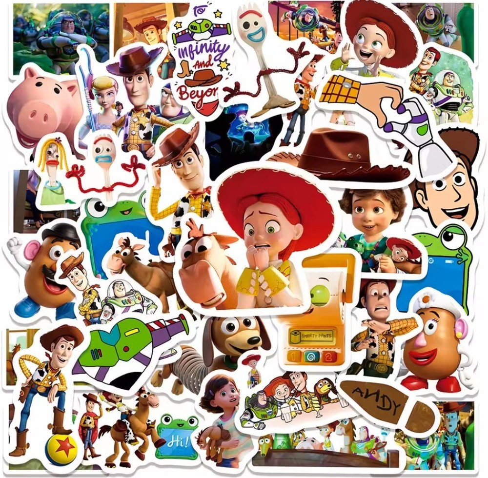 Toy Story Cartoon Character Sticker Set 50 Stickers