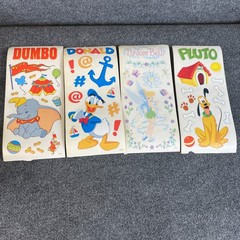 Vintage Sandylion Disney Sticker Sheets Tinker Bell Donald Pluto Big Unused