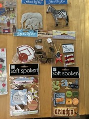 Scrapbook 3 D Stickers Lot Jolee’s Soft Spoken Recollections K & Co More New