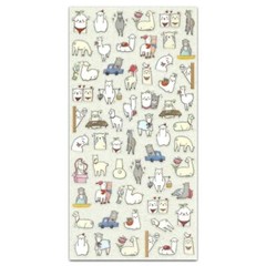 CUTE LLAMA STICKERS Fun Alpaca Animal Sticker Sheet Kawaii Kids Craft Scrapbook