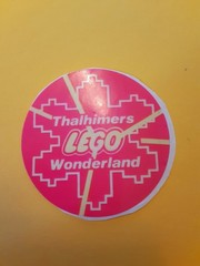 RARE! vintage 80’s Thalhimers Dept Store Lego Wonderland sticker *restored*