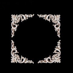 4 PCS Wood Onlay Wall Appliques Onlays Furniture Cabinet Stickers