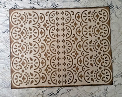 Eight Handmade 28 Pound-8.5 x 11 Inch Coffee Dyed Paper for Your Journals-Set 1
