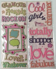 *TEEN GIRL* Scrapbook Lot~ K & Co, Paper Bliss, Jolee’s Stickers ~26 Packs NEW