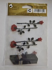 Stickopotamus Jolee’s Boutiques Sticker Collage «RED ROSES» NIP, Love, romance