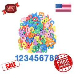 Tyqour 260PCS Number Letter Foam Stickers Self Adhesive Craft