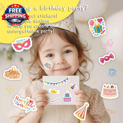 300PCS Happy Birthday Stickers, Birthday Stickers for Kids and Adults, Birthday