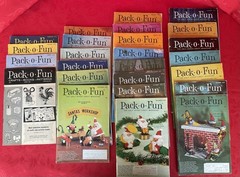 Vintage 1970’s Pack-o-Fun Scrap Craft Books Lot of 25