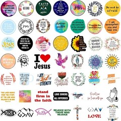 220Pcs Assorted Christian Stickers – Motivational Bible Quotes for Everyone