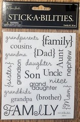 Stickabilities The Paper Studio Family Dad Mom Grandma Grandpa Aunt Uncl Sticker
