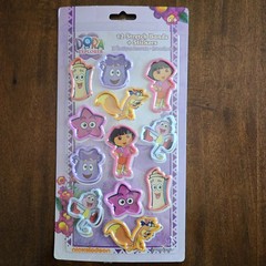 Vtg 2010 Nickelodeon Stickers Stretch Bands Lot Ni Hao Kai-Lan Dora Diego 3pk