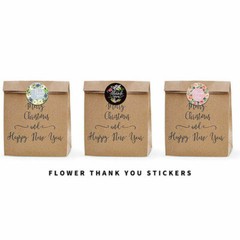 500 X Thank You Stickers DIY 1/1.5inch Letter Seal Business Gift Purchase Label