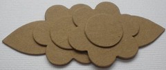 {4} MiNi BOUTIQUE FLOWERS – Bare Chipboard Die Cuts – Embellishment 1 1/2″