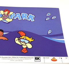 EK Success Scrapbook Title Over-all Water Park Amusement Summer Fun Children NEW
