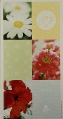 JOY FLOWER Stickers(9pc) Hallmark•Dream•Daisies•Garden •Poise•Blooms•Card Making
