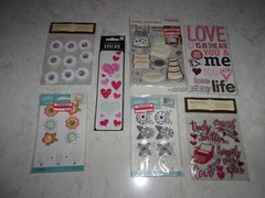 NEW LOT LOVE, WEDDING, FLOWER DIMENSIONAL STICKERS – 3D, JOLEE’S, RECOLLECTIONS