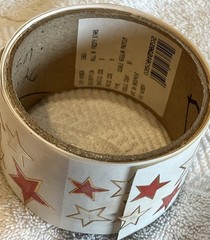 Mrs. Grossman’s Vintage Reflection Frosty Stars Stickers Partial Roll (READ)