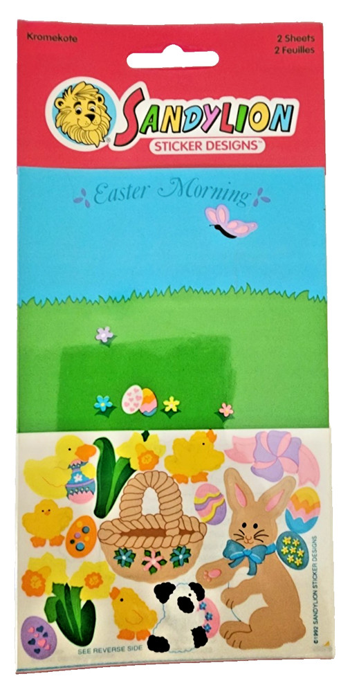 Sealed Vintage 1992 Sandylion Easter Morning Sticker Activity Pack – PAR101