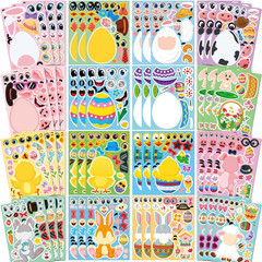Mermaid Stickers 48 Sheets Make Your Own Face Stickers for Kids Toddlers Girls M