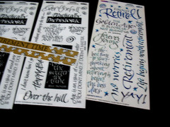 Teri Martin Dimensional stickers Retirement, Over The Hill