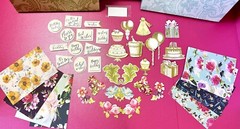 Anna Griffin’s Birthday 3D Sentiments & Gold Foil Embellishments + More 40 PCS +