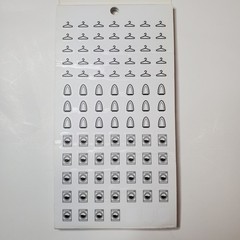 The Happy Planner Household Sticker Book 1372 Pcs me & my BIG ideas Silver Foil