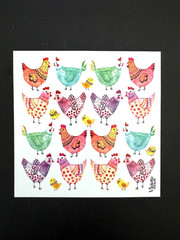 Violette Stickers Country Chickens Crafts Planner Supply Scrapbook